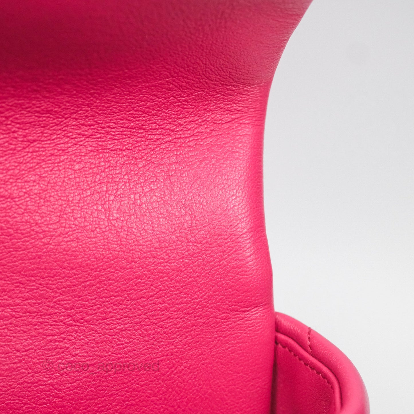 Chanel 19 Large (Medium) Dark Pink Goatskin Mixed Hardware