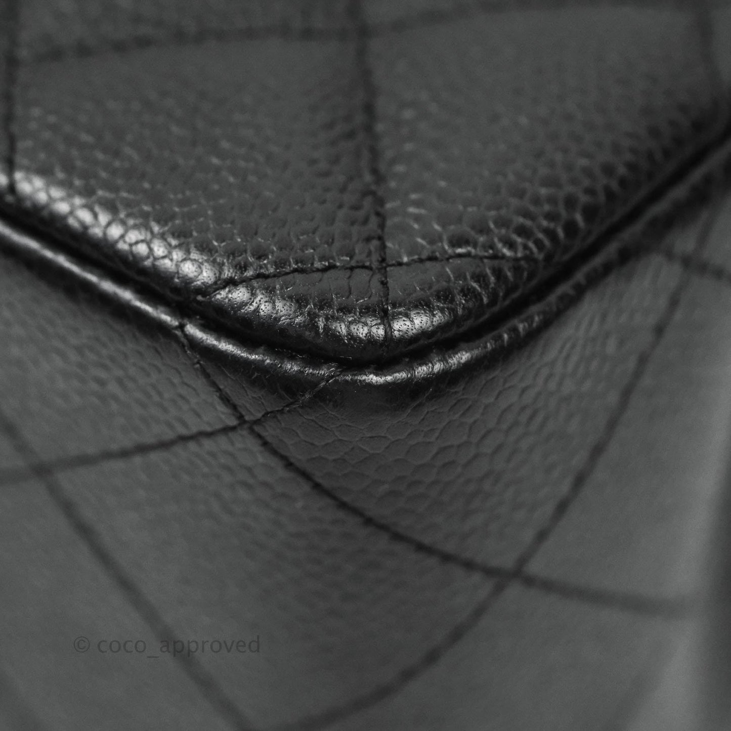 Chanel Jumbo Double Flap Black Caviar Silver Hardware⁣⁣