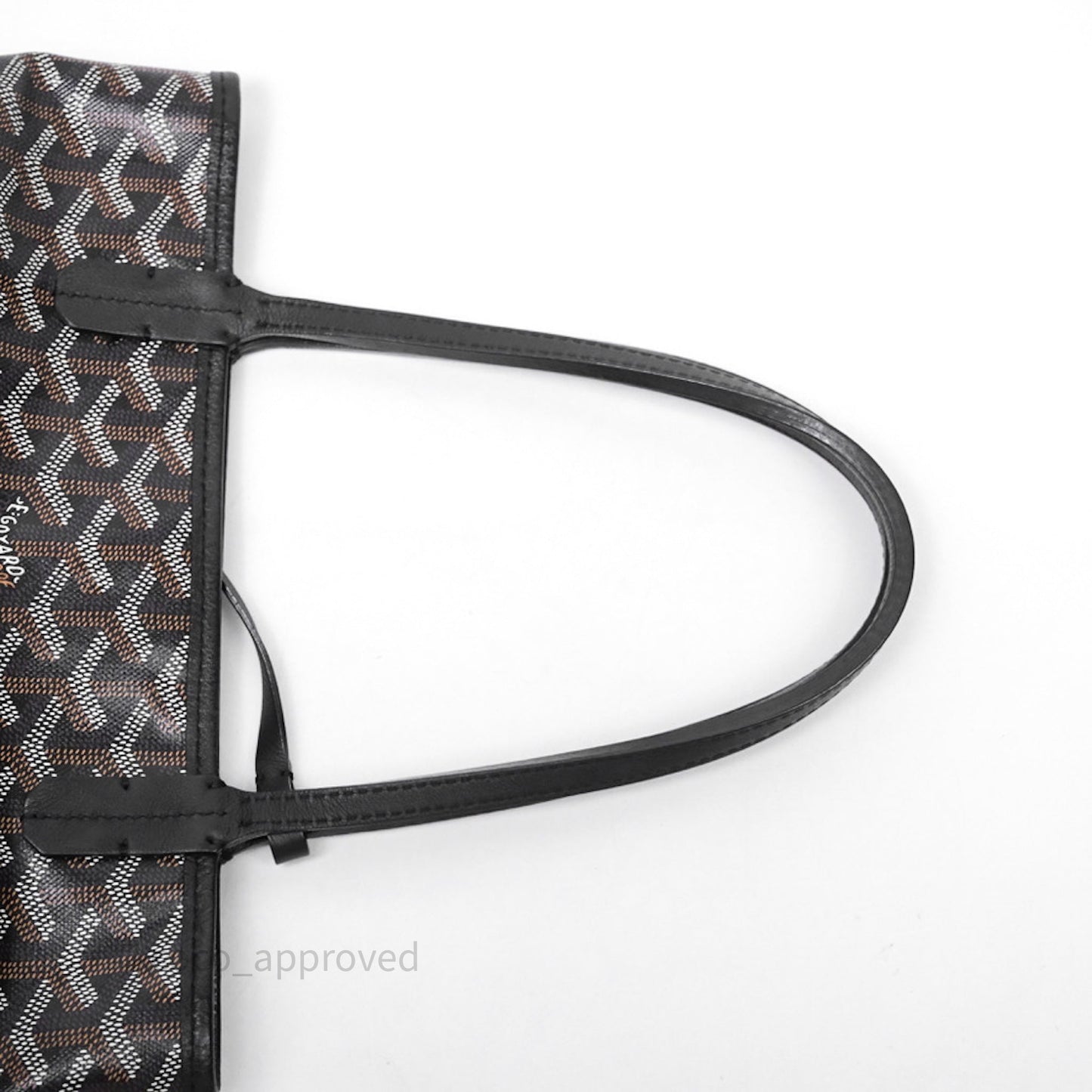 Goyard Anjou Mini Bag Goyardine Canvas Black