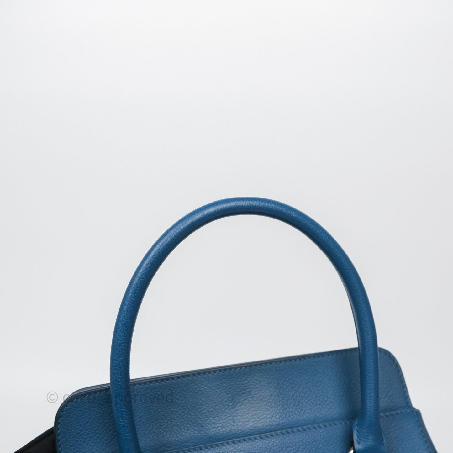 Hermès ToolBox 20 Bleu Cobalt 7C Evercolor Palladium Hardware