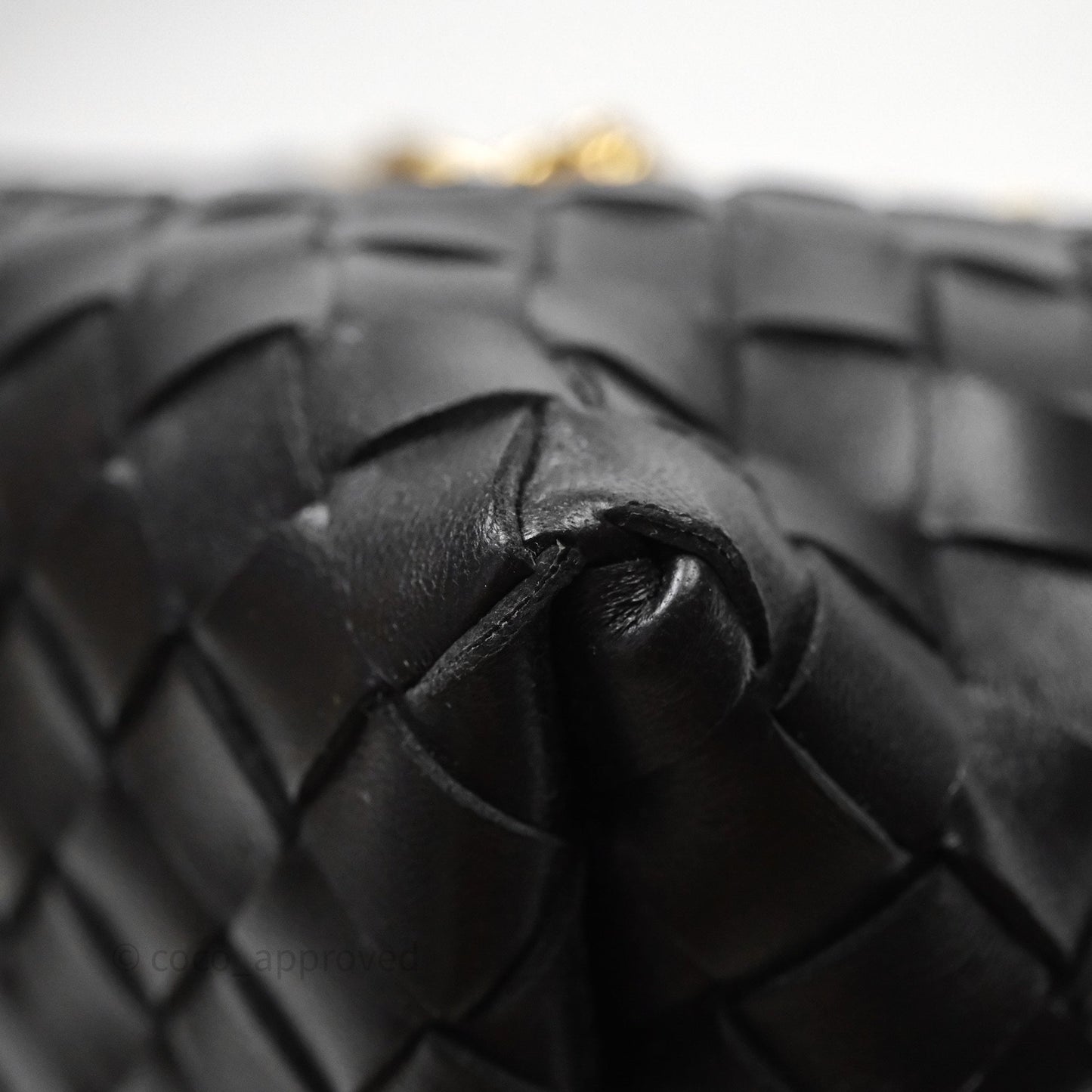 Bottega Veneta Small Andiamo Bag Black Intrecciato Lambskin