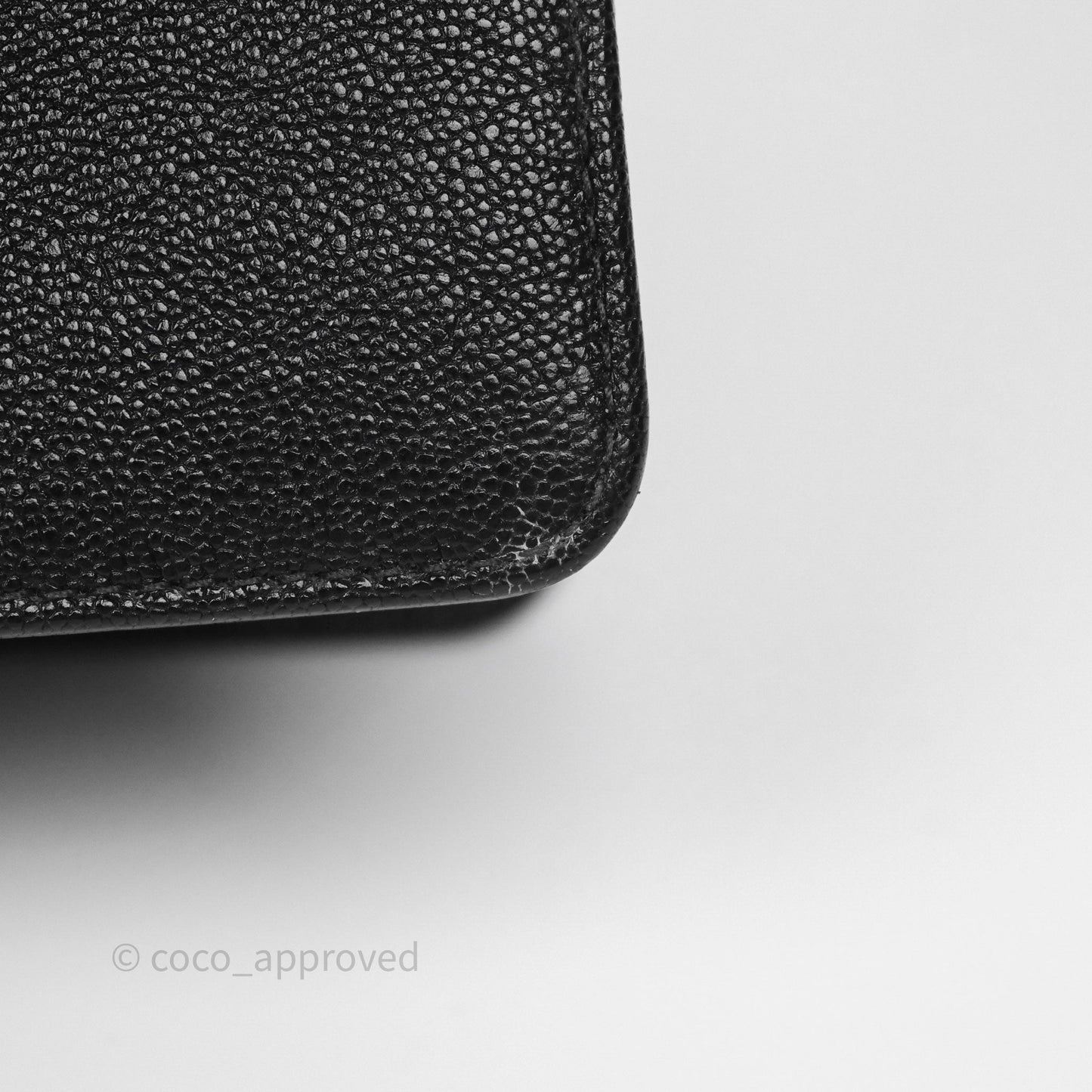 Chanel Small Boy Chevron Black Caviar Gold Hardware