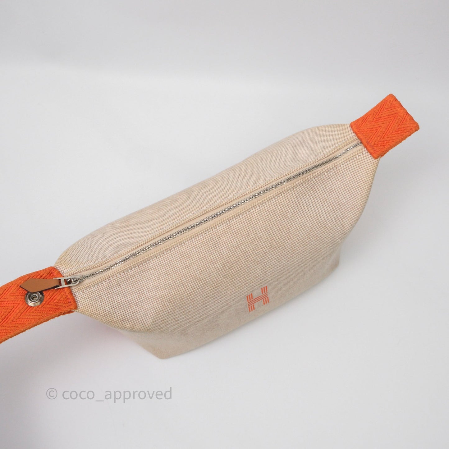 Hermès Small Bride-A-Brac Natural Orange Canvas