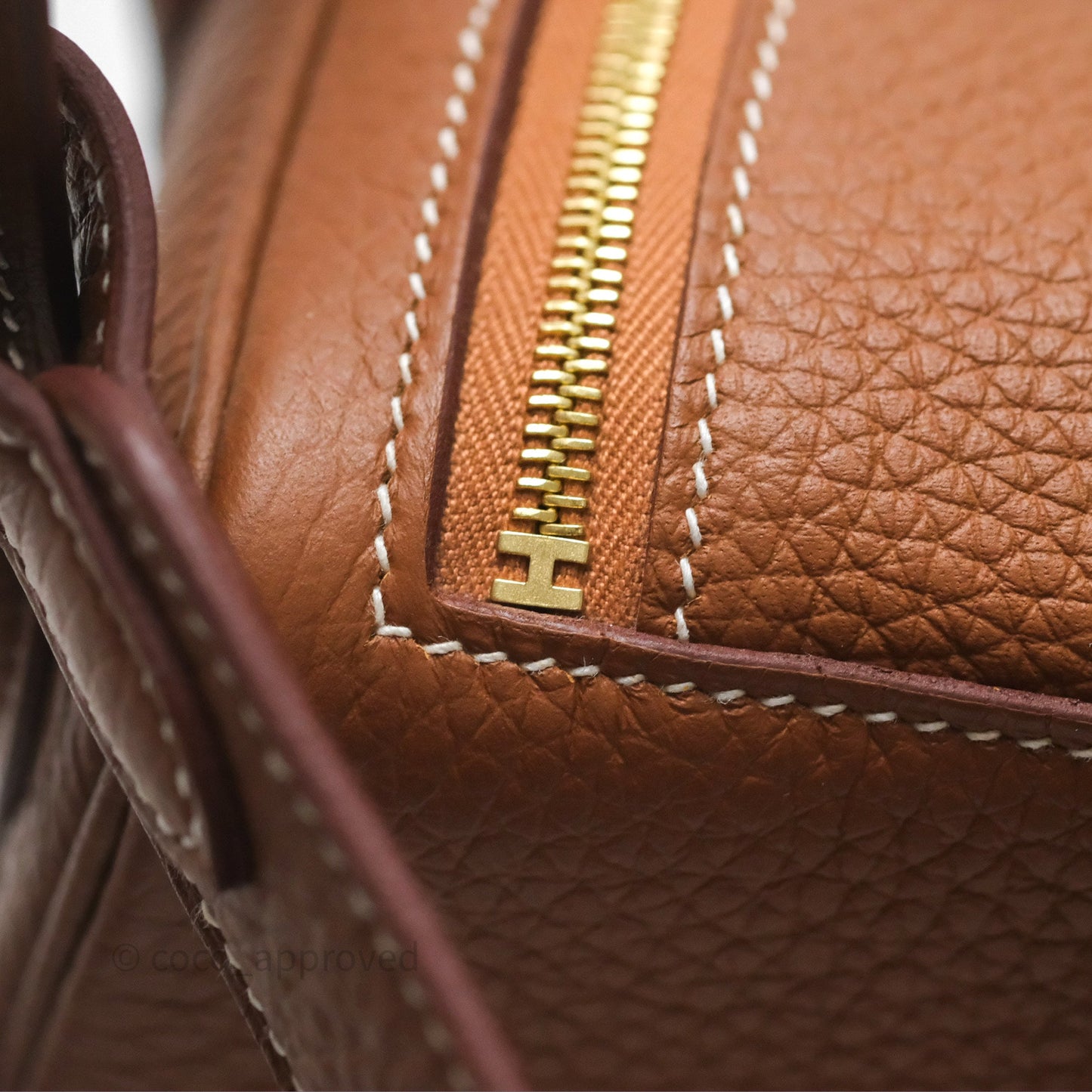 Hermès Mini Lindy 20 Gold Clemence Gold Hardware
