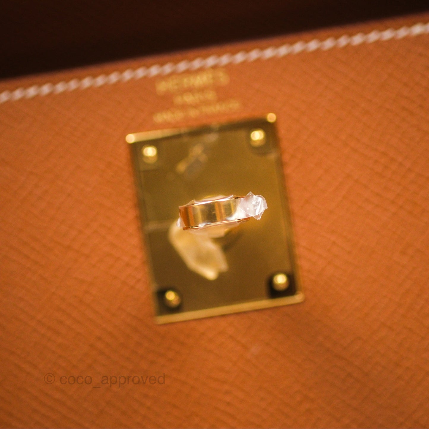 Hermès Kelly Sellier 28 Gold 37 Epsom Gold Hardware