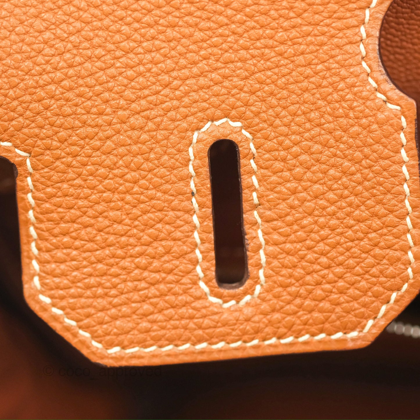 Hermès Birkin 30 Retourne Gold Clemence Palladium Hardware