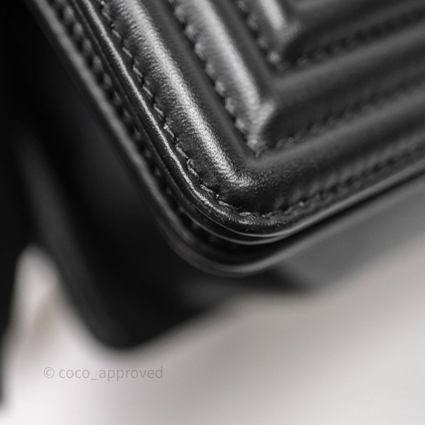 Chanel Medium Boy Quilted Black Lambskin Ruthenium Hardware