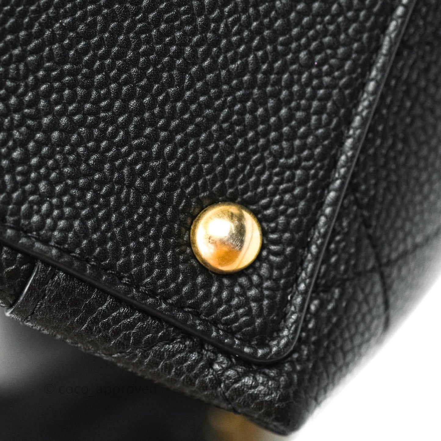 Chanel Chic Affinity Medium Grained Calfskin Black Aged Gold Hardware