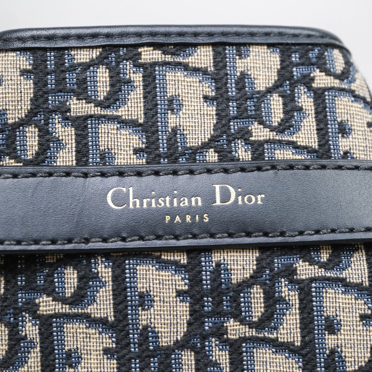 Christian Dior Medium O C'est Dior Bucket Bag Blue Dior Oblique Jacquard