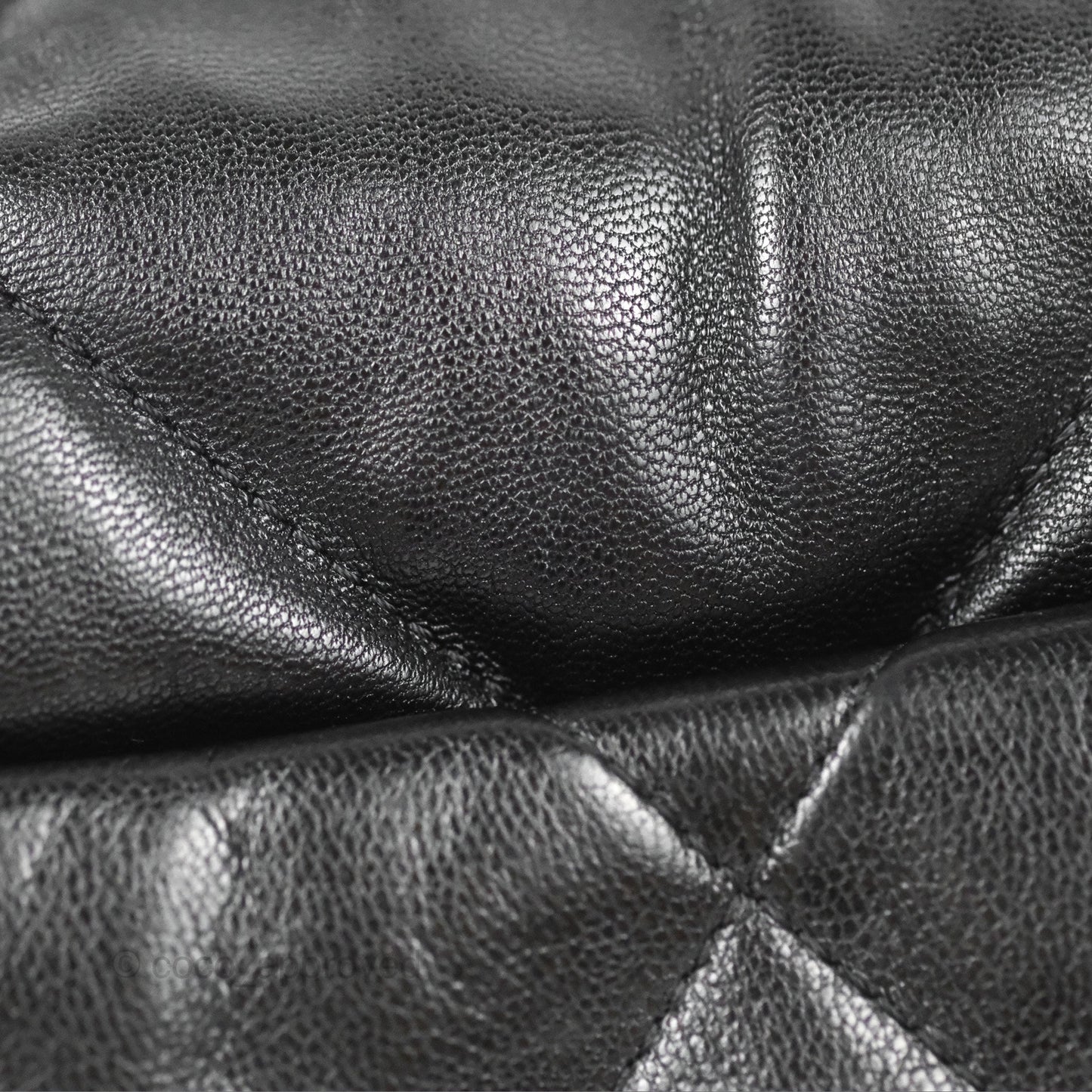 Chanel 19 Small Black Goatskin Mixed Hardware