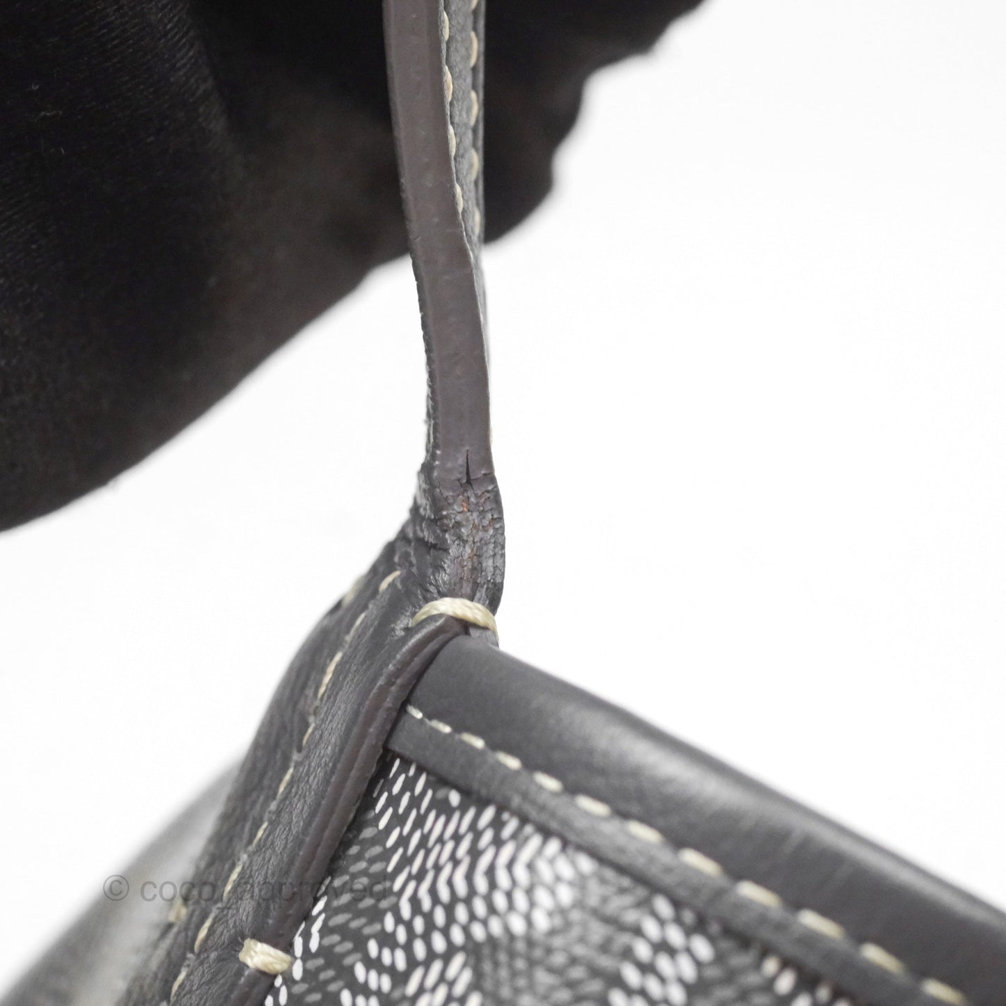 Goyard Anjou Mini Bag Goyardine Canvas Grey
