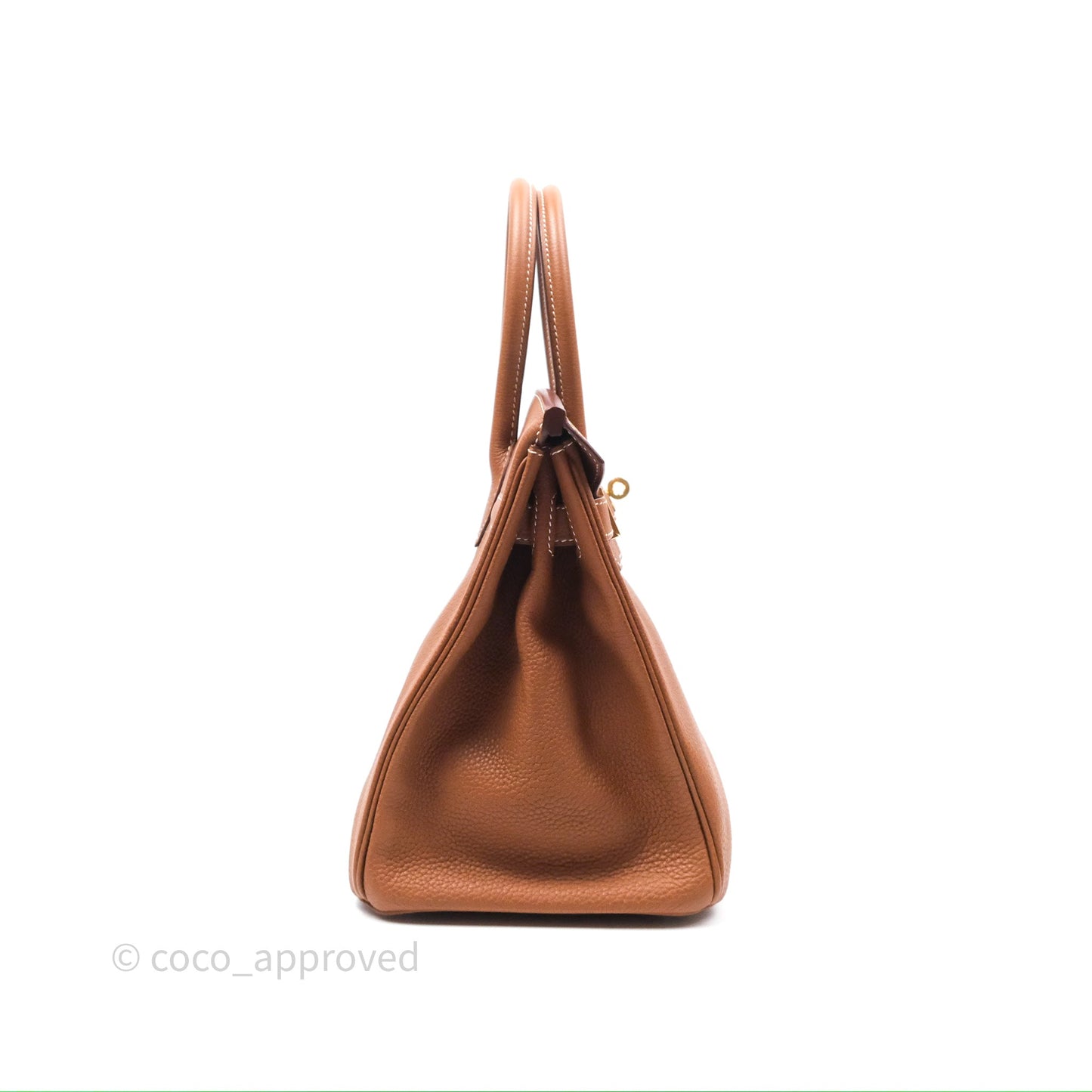 Hermès Birkin 30 Retourne Gold 37 Togo Gold Hardware