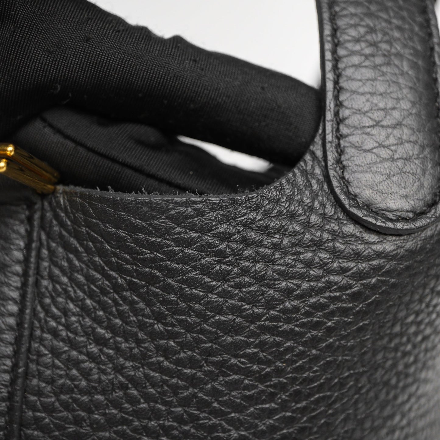 Hermès Picotin Lock 18 Noir Black 89 Clemence Gold Hardware