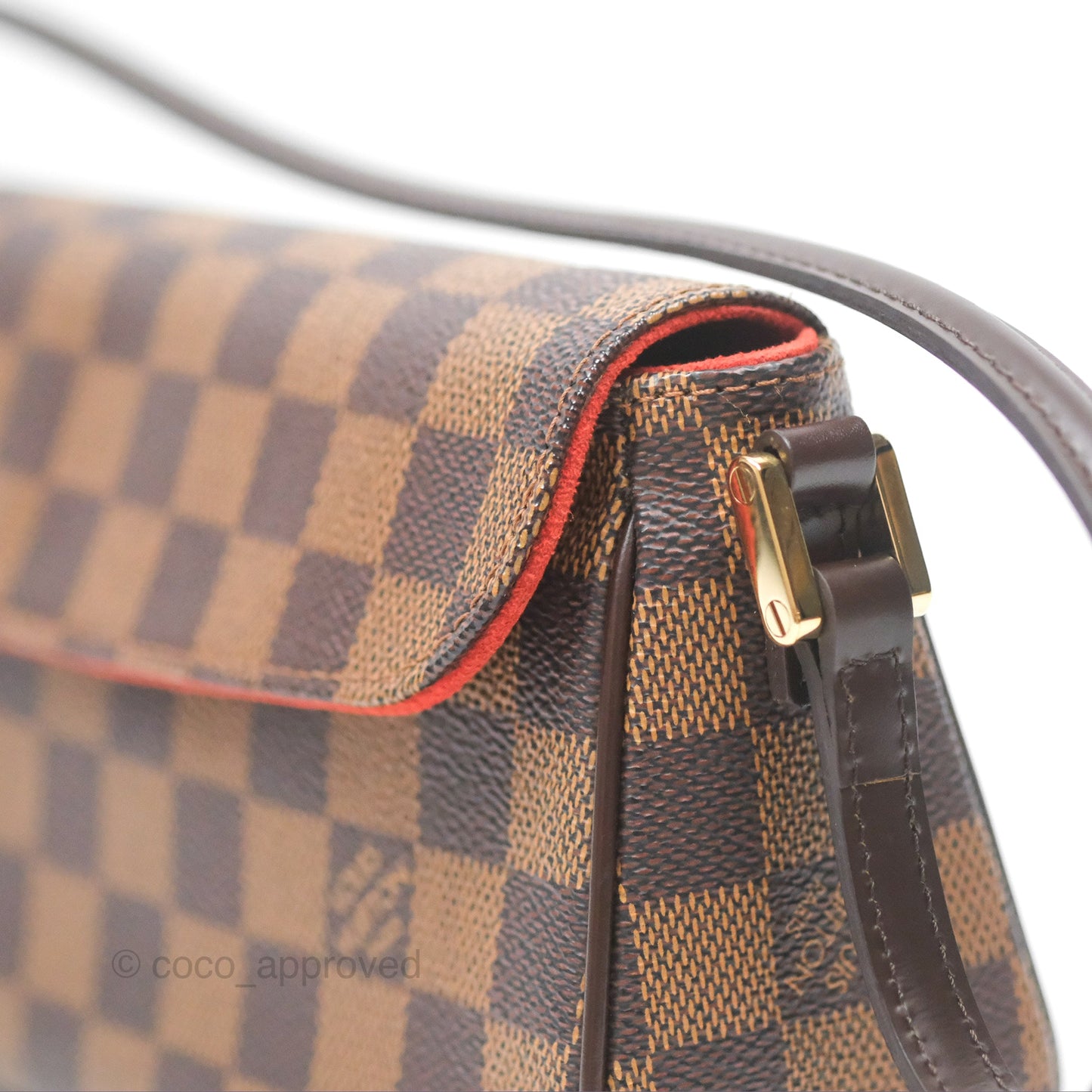 Louis Vuitton Recoleta Bag Damier Ebene Canvas