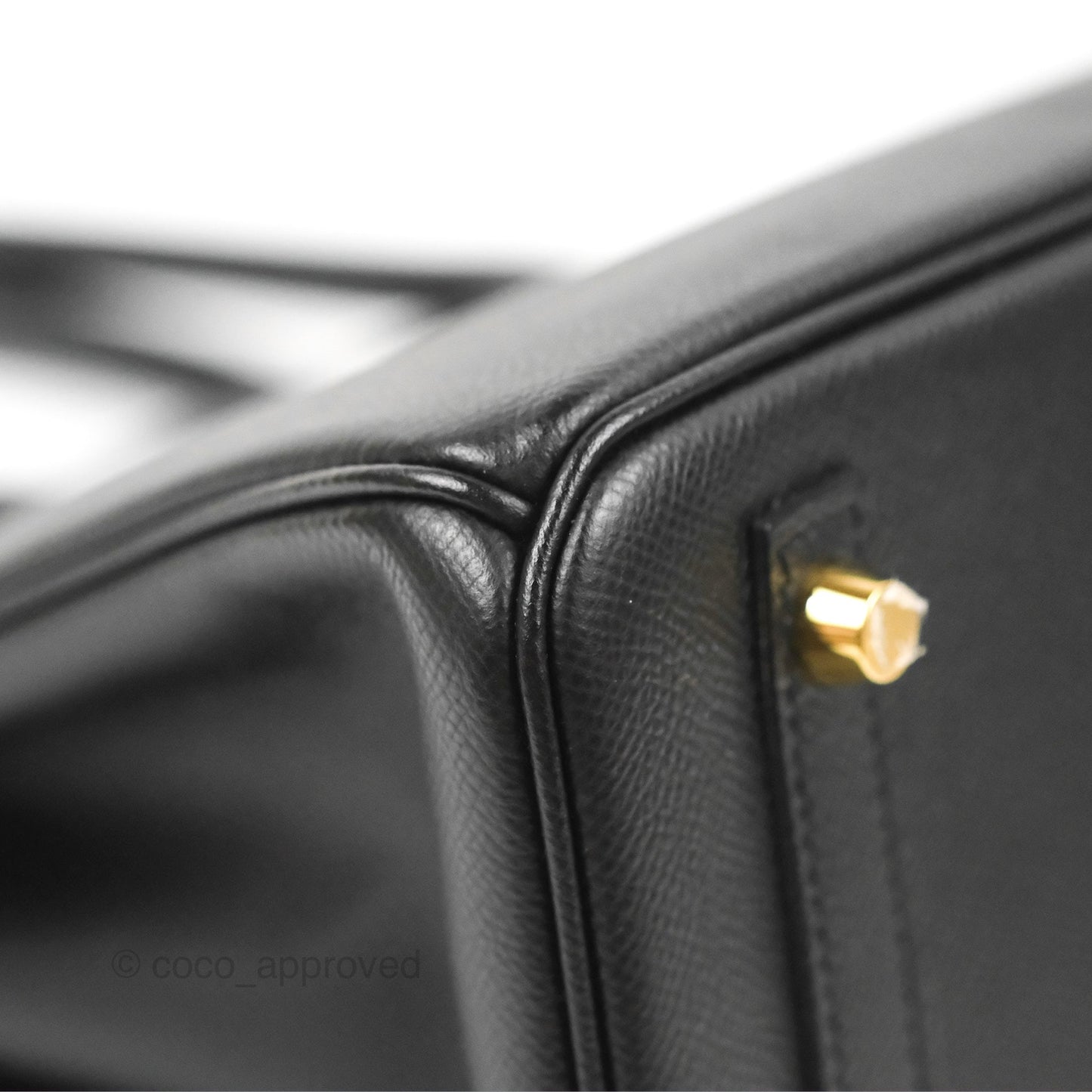 Hermès Birkin 30 Black Epsom Gold Hardware