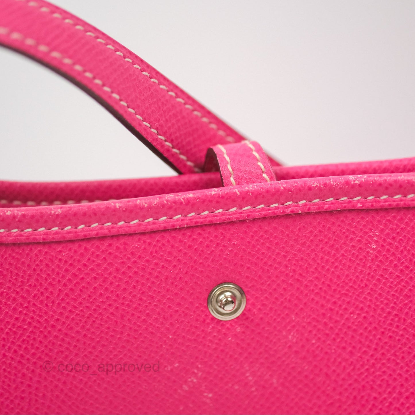 Hermès Mini Evelyne 16 Hot Pink Epsom Palladium Hardware