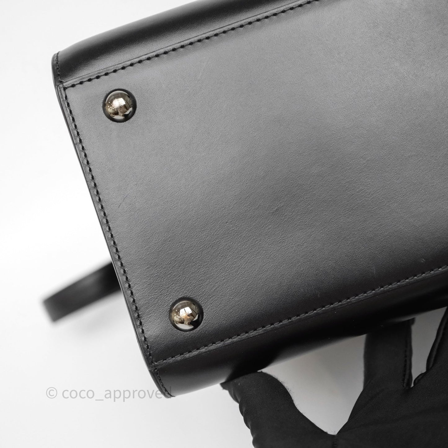 Delvaux Brillant MM Calfskin Black