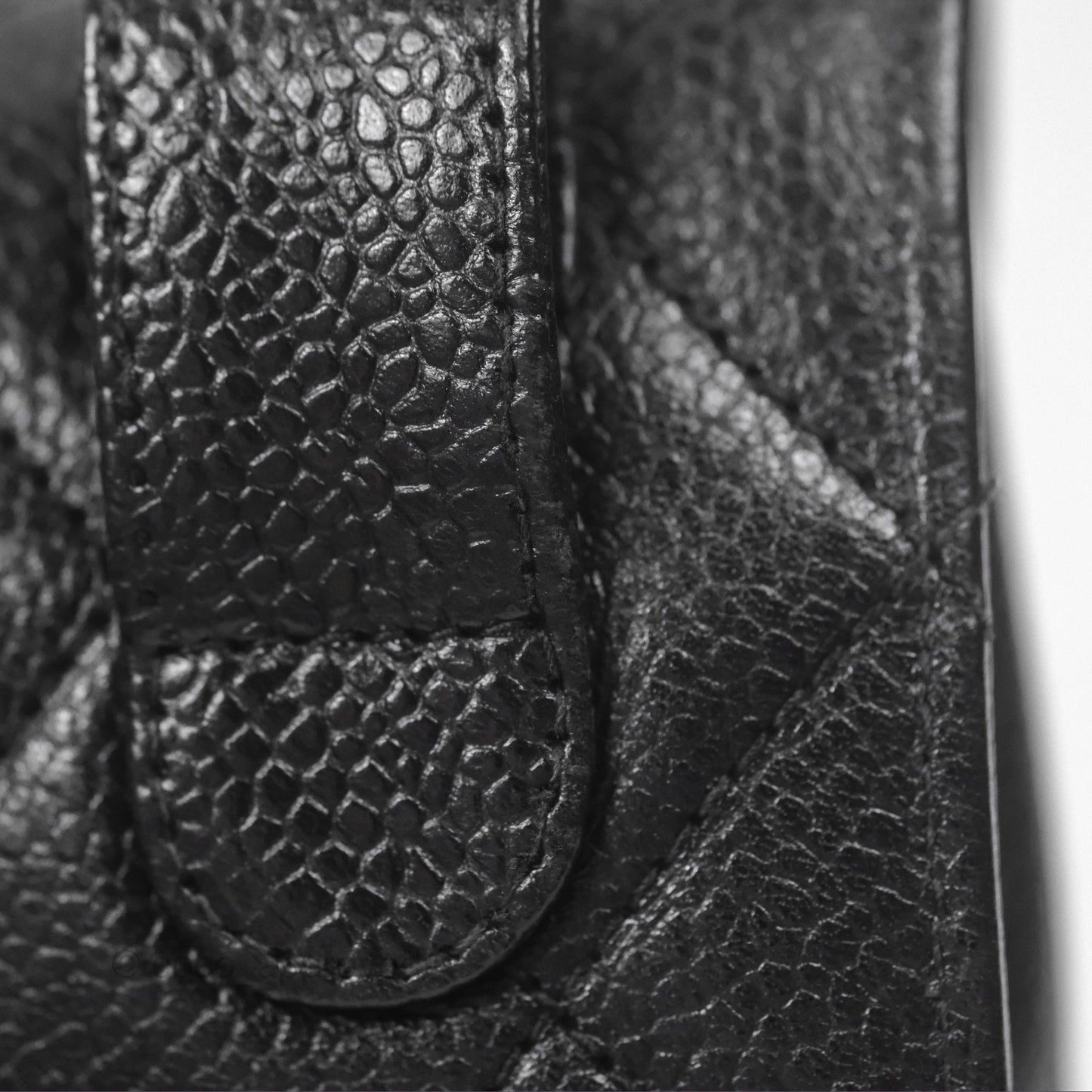 Chanel Vintage Belt Bag Black Caviar 24K Gold Hardware