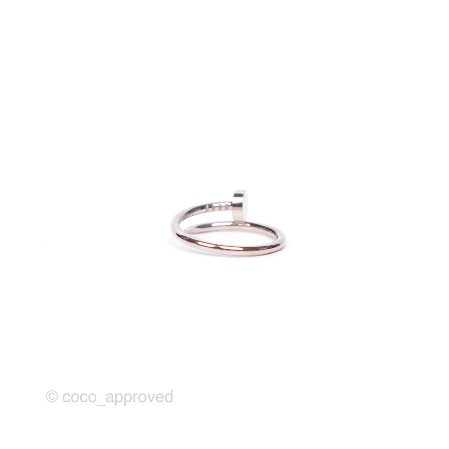 Cartier Juste un Clou Ring Small Model White Gold Size 52
