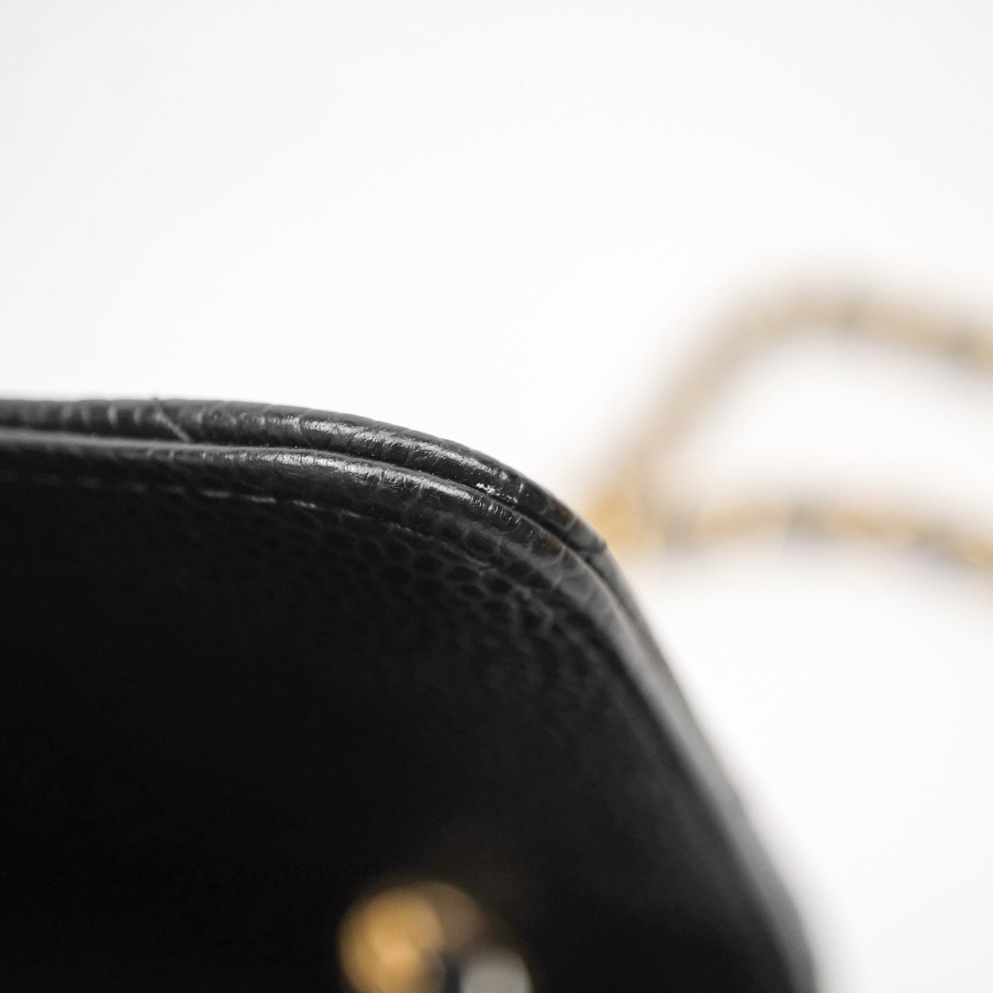 Chanel Medium Classic Flap Quilted Black Caviar Gold Hardware