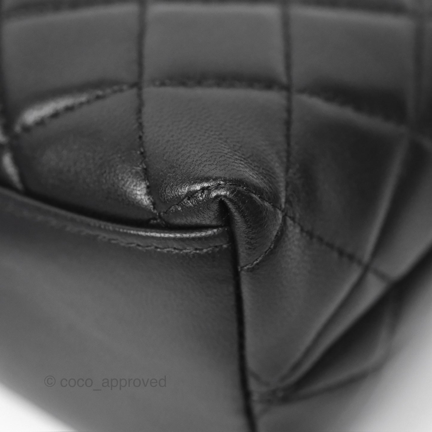 Chanel Clutch With Chain Black Lambskin Gold Hardware 23A