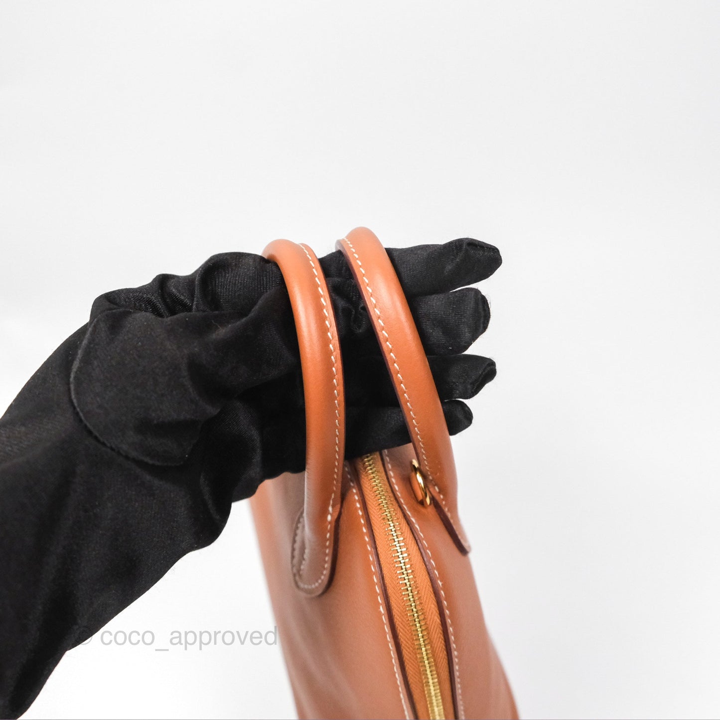 Hermès Bolide Mini 1923 Gold Evercolor Gold Hardware