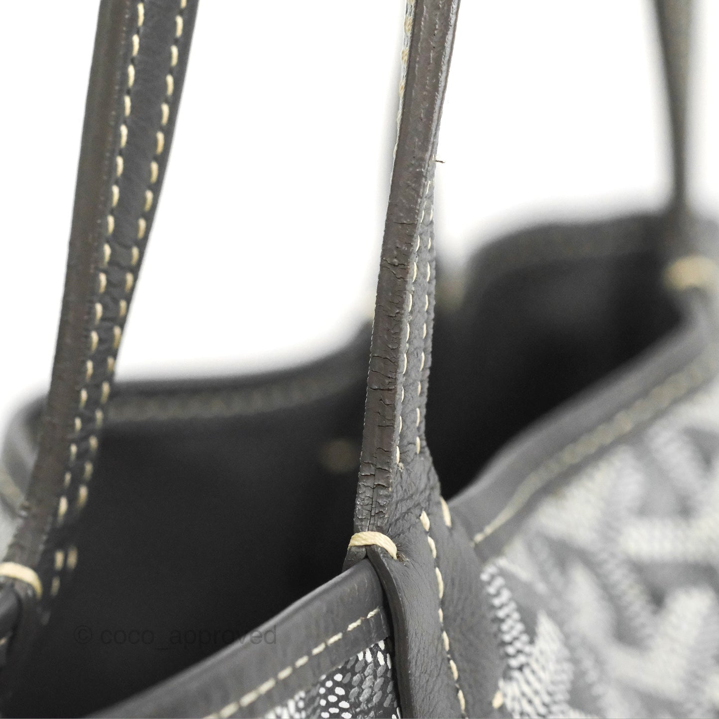 Goyard Anjou Mini Bag Goyardine Canvas Grey