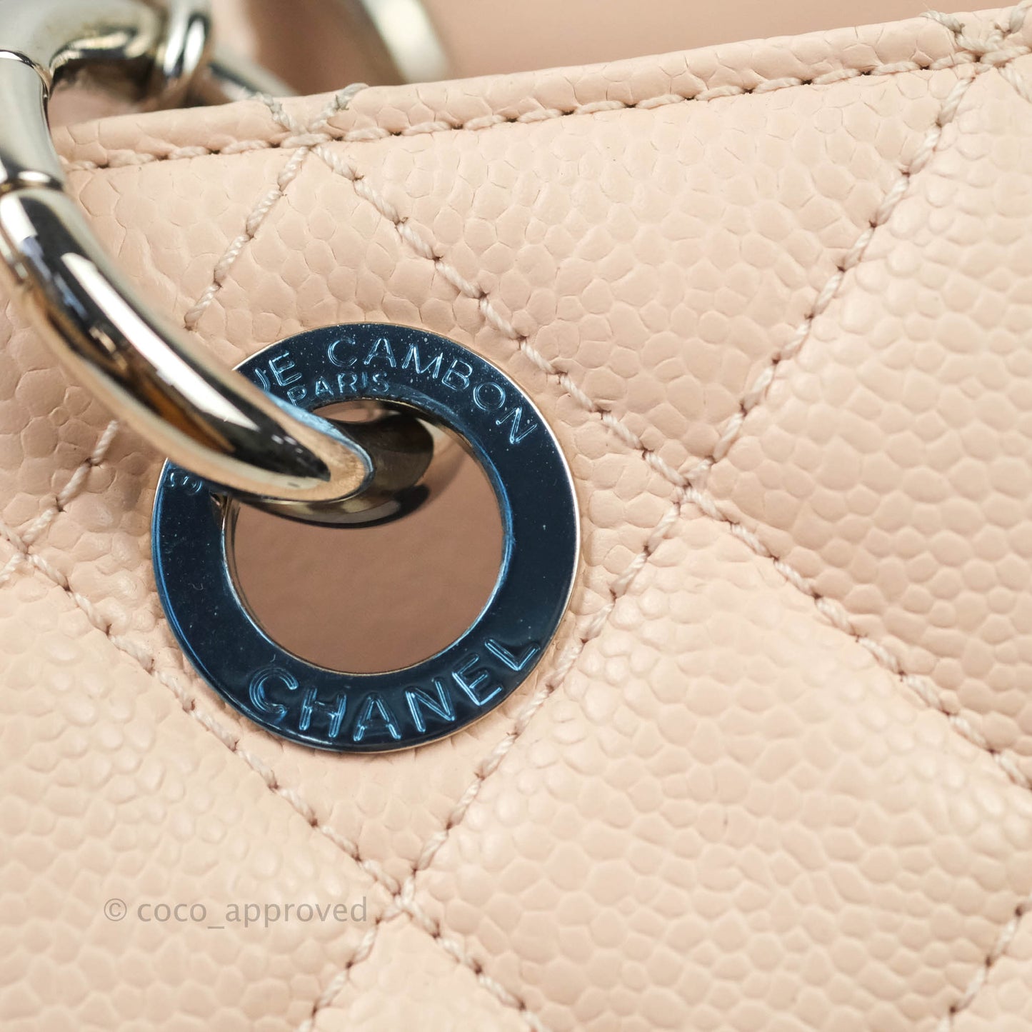 Chanel GST Pink Caviar Silver Hardware