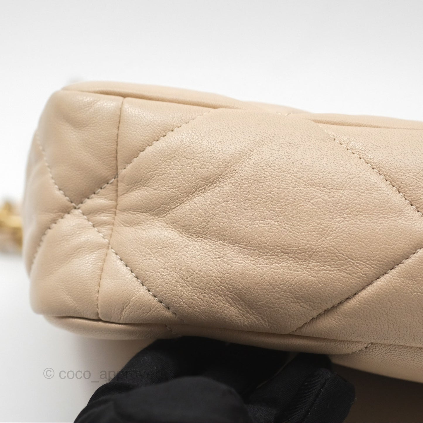 Chanel 19 Small Beige Mixed Hardware