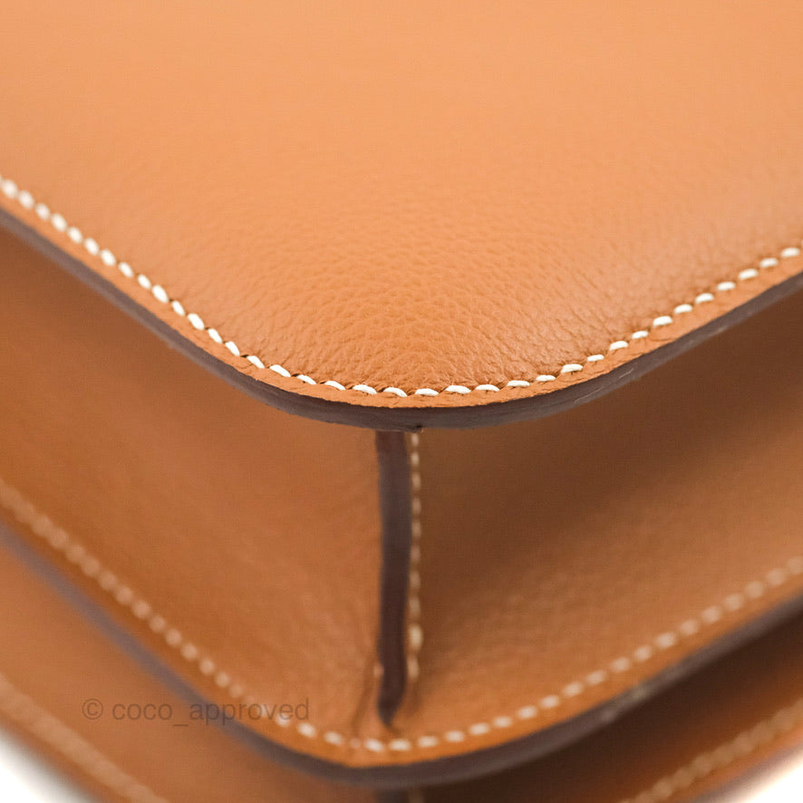 Hermès Constance 24 Gold Evercolor Gold Hardware