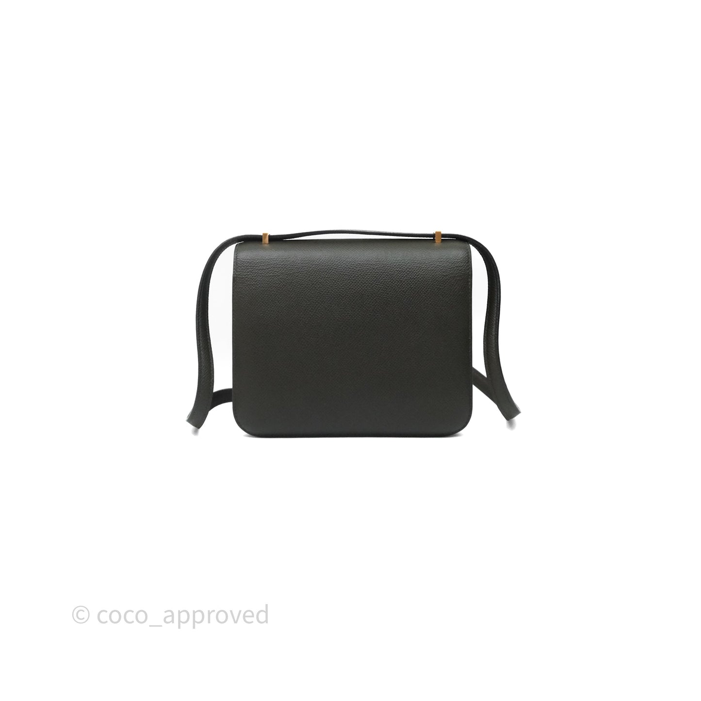 Hermès Constance Mini 18cm Vert de Gris C6 Epsom Gold Hardware