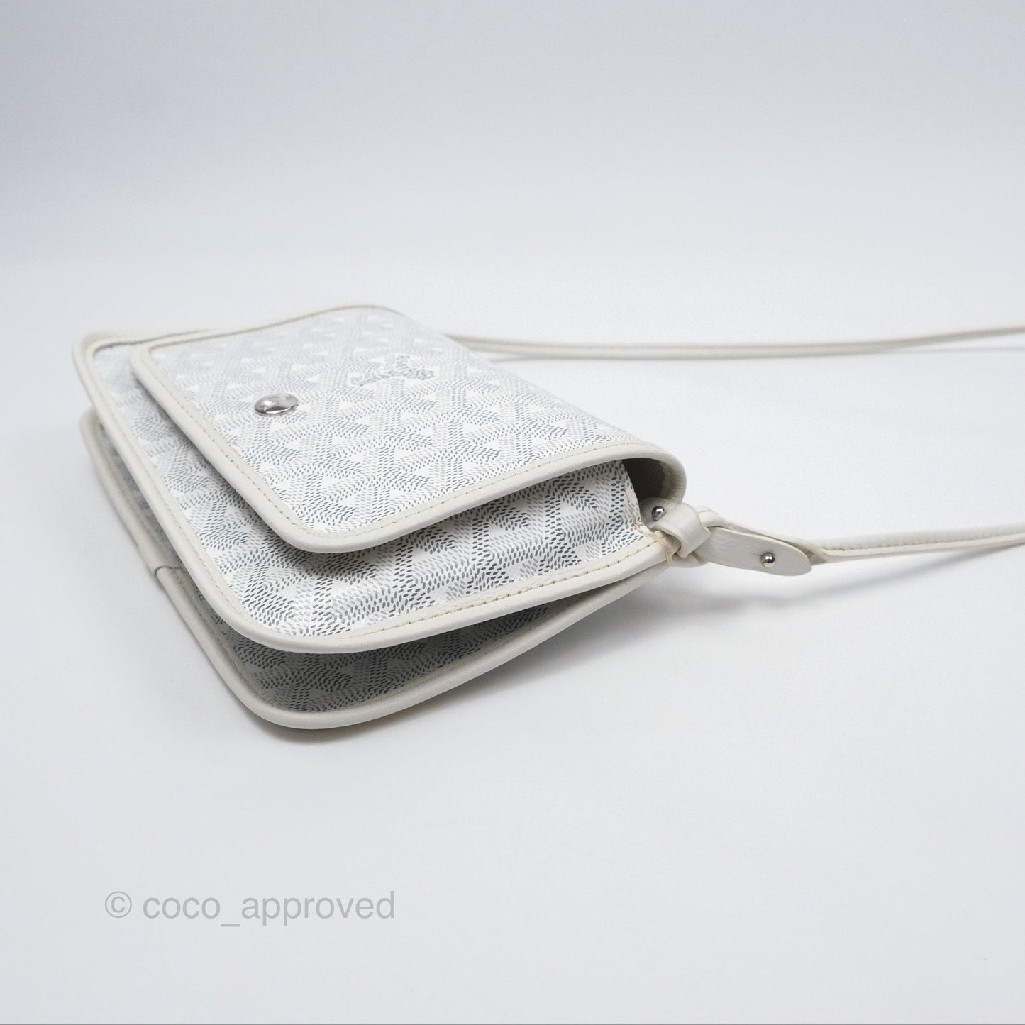 Goyard Plumet Pocket Wallet White