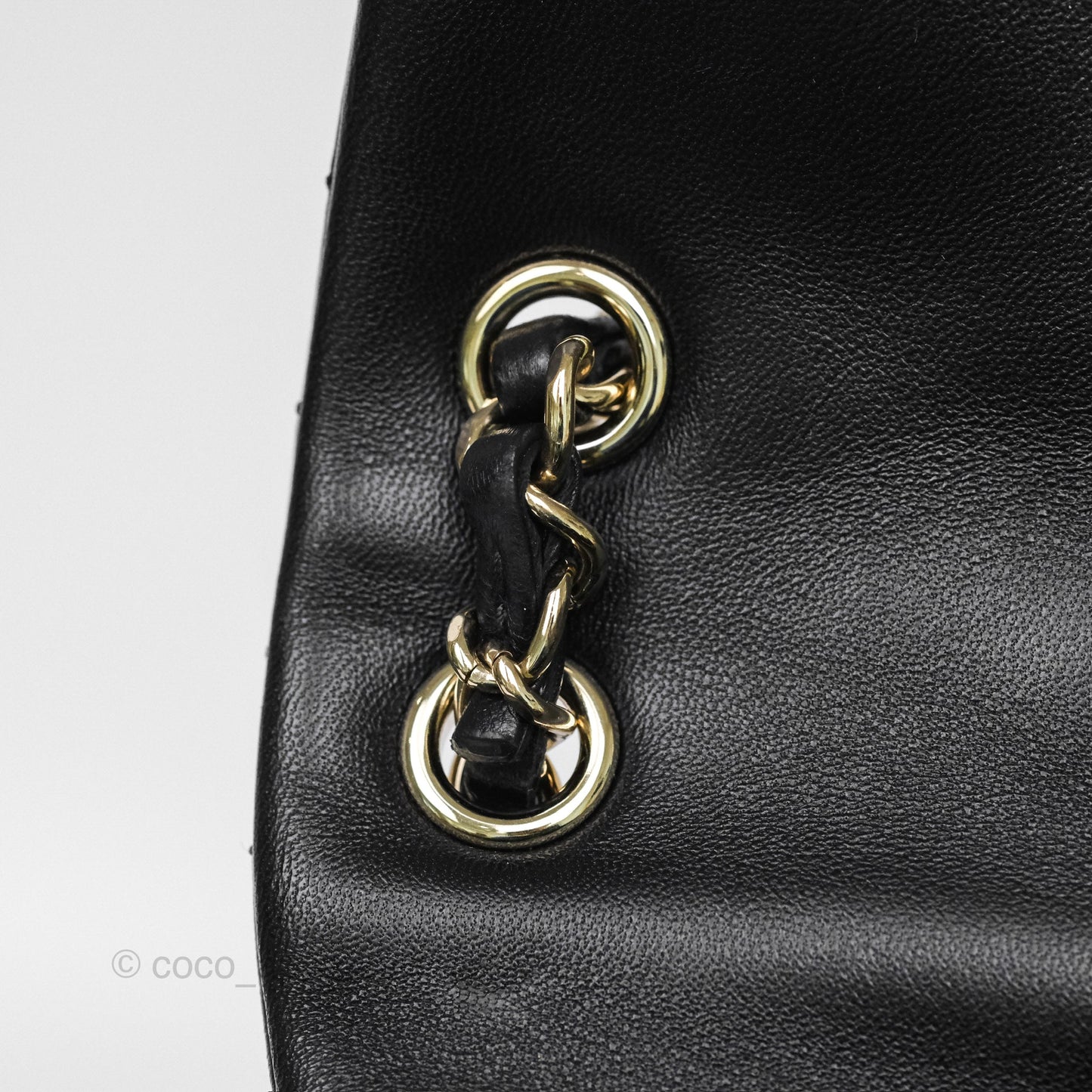 Chanel Small Duma Drawstring Backpack Black Lambskin Gold Hardware