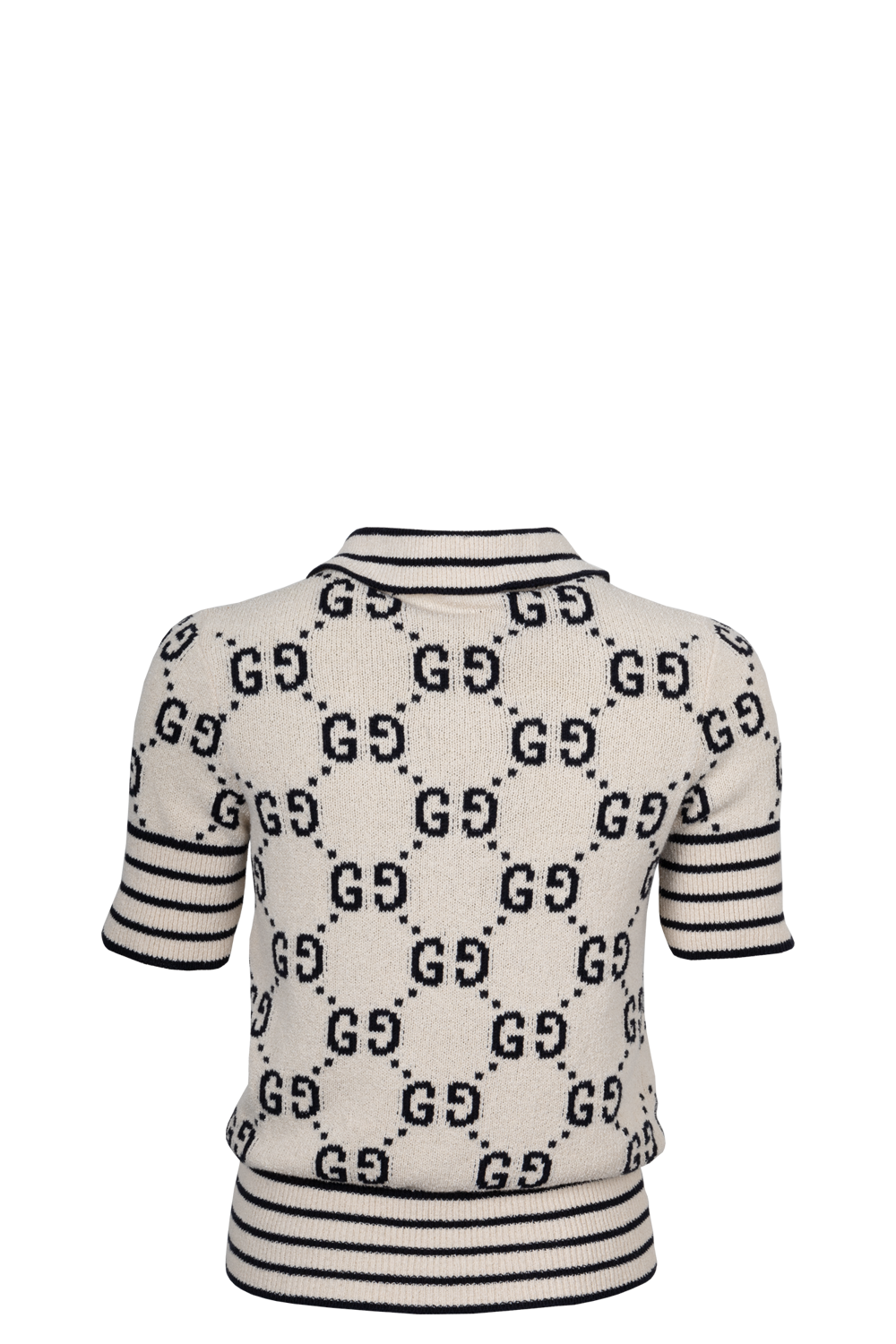 Luxury Gucci Trending 2025 Supreme Knit Polo Ivory