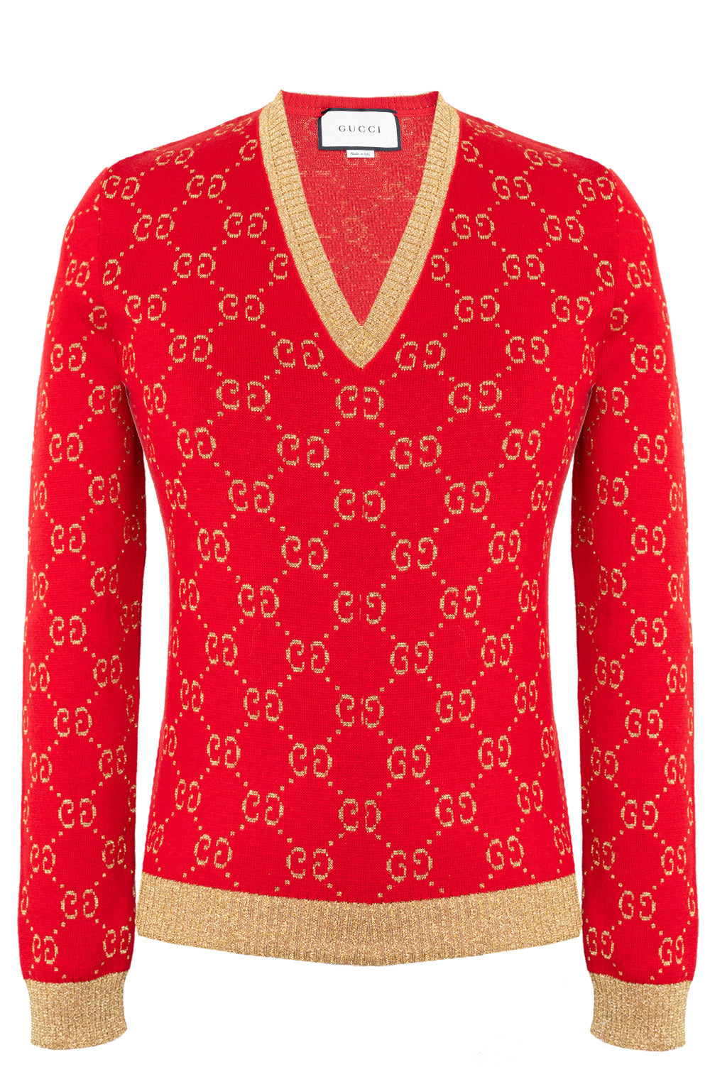 Luxury Gucci Trending 2025 Knit Logo Red