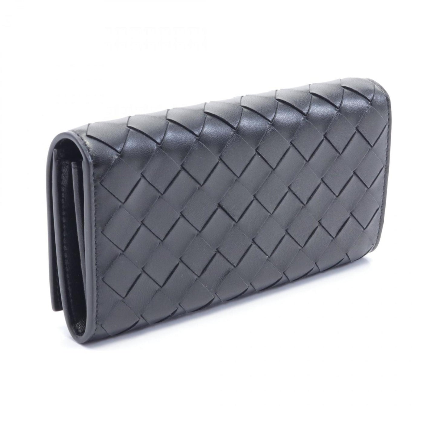 Luxury Bottega Veneta Leather Long Wallet (Bi-Fold) ()