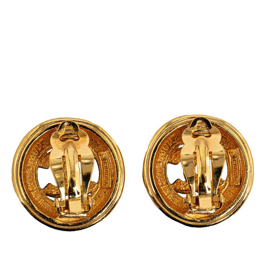 Chanel Coco Round Circle Earring G   Chanel
