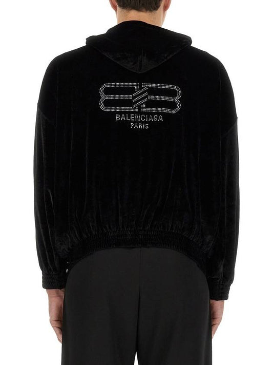 Luxury Balenciaga 23 fw velvet sweatshirt 751014TOVO31000 B0040440930