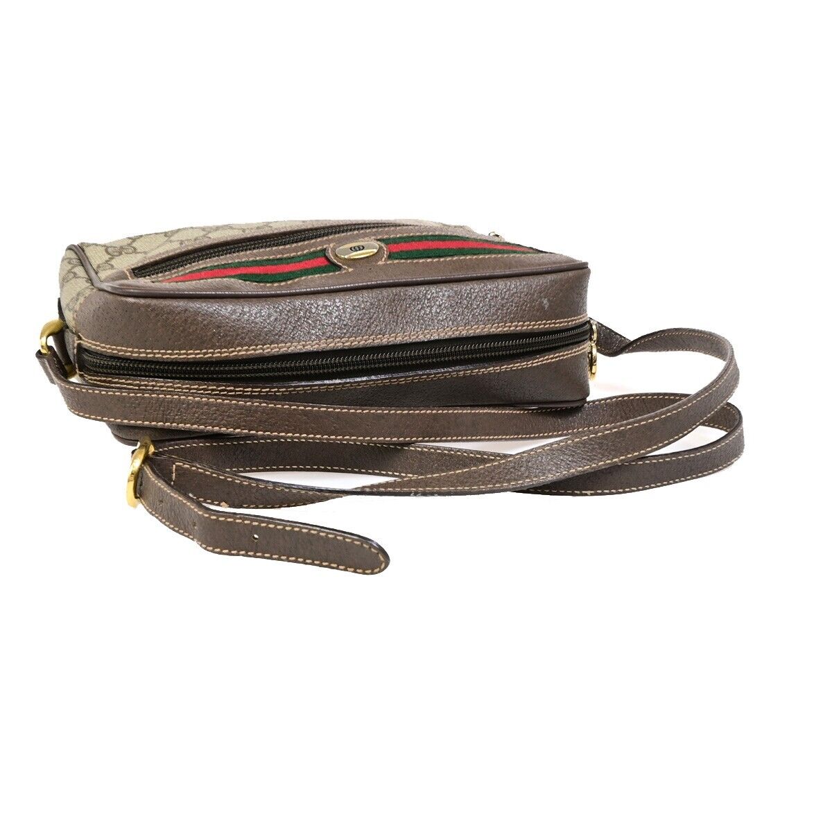 Luxury Gucci Trending 2025 Sherry  Canvas Shoulder Bag ()