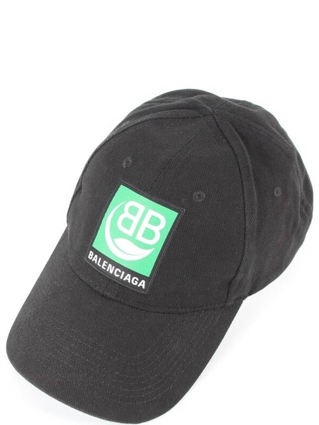 Luxury Balenciaga BB green logo ball cap L