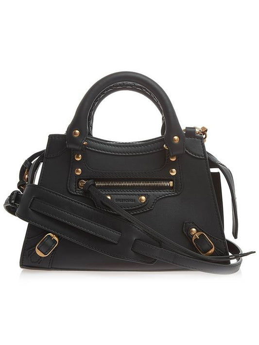 Luxury Balenciaga Neo Classic City Mini Tote Bag Black