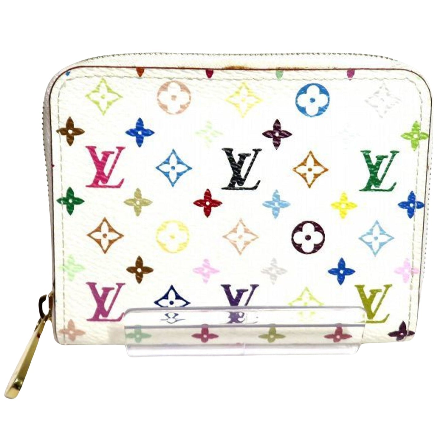Louis Vuitton Porte Monnaie Zippy  Canvas Wallet  ()