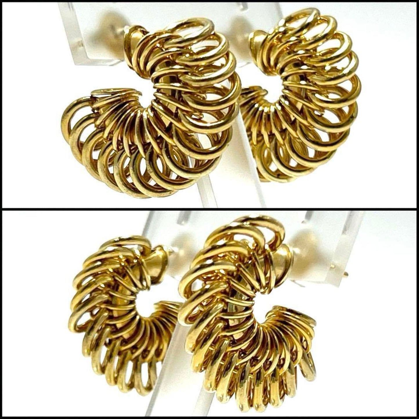 Luxury Bottega Veneta  Plating  925 Hoop Earrings ()