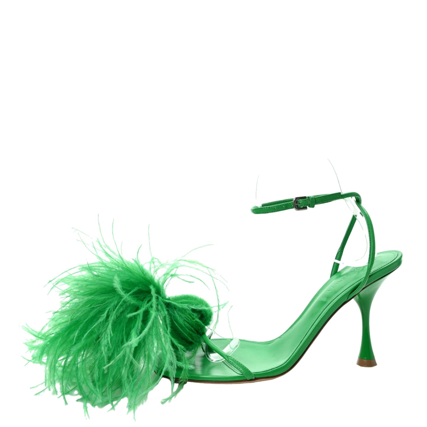 Luxury Bottega Veneta Wonderbird Nappa Feather Dot Sandals