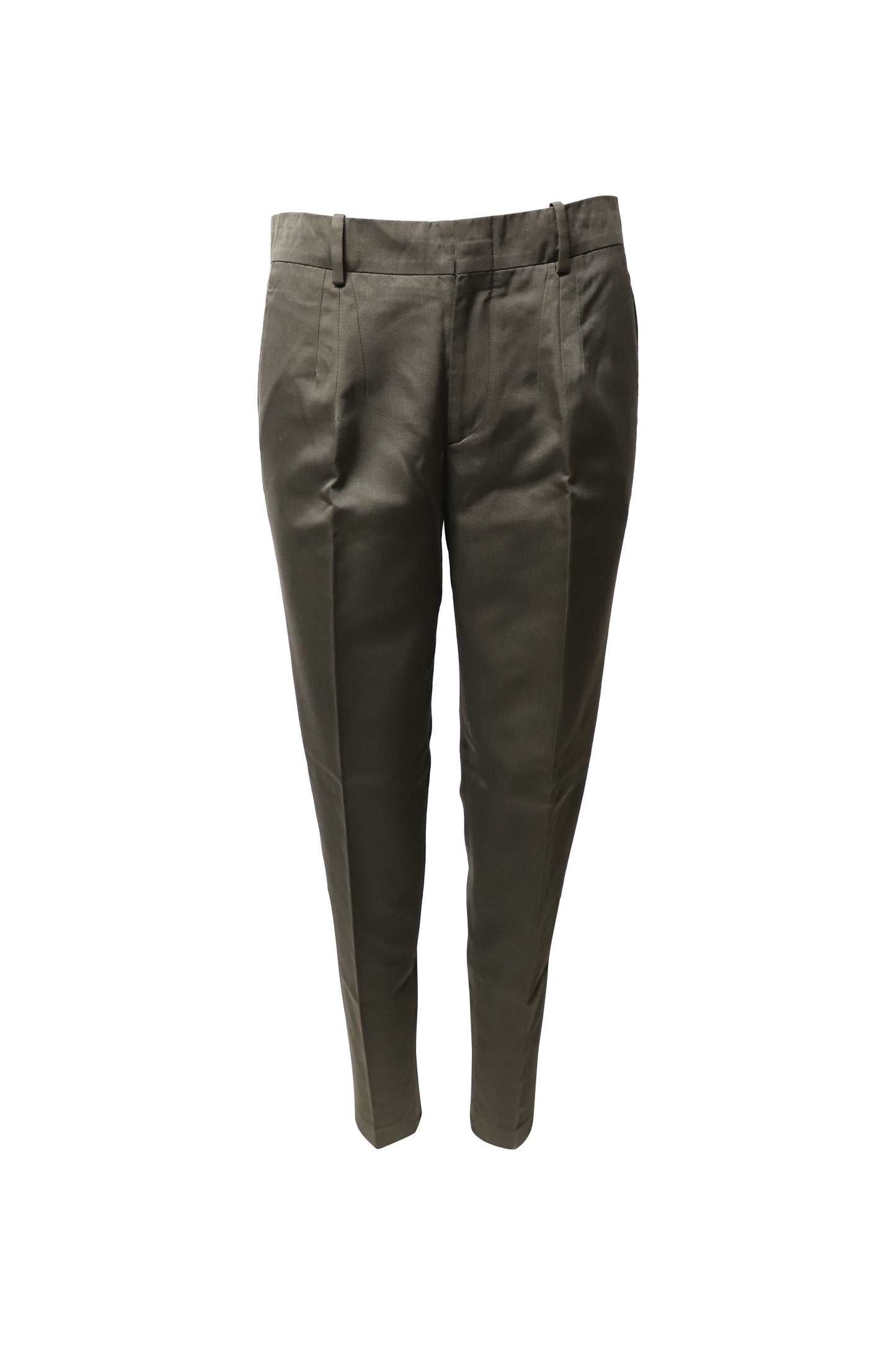Luxury Gucci Trending 2025 Tapered Trousers in Green Cotton
