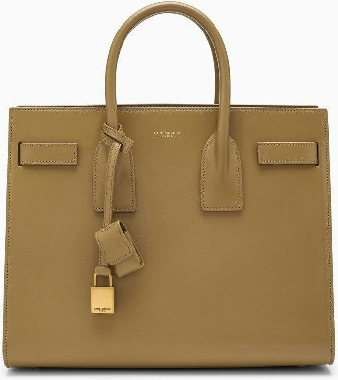 Luxury Saint Laurent Women's Small Windsor Sac De Jour Bag in Beige | 37829902G9W