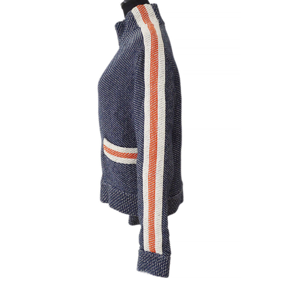 Luxury Chanel 2002 Sports knitted zipped jacket #44