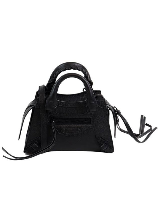 Luxury Balenciaga Neo Classic City Tote Bag Black