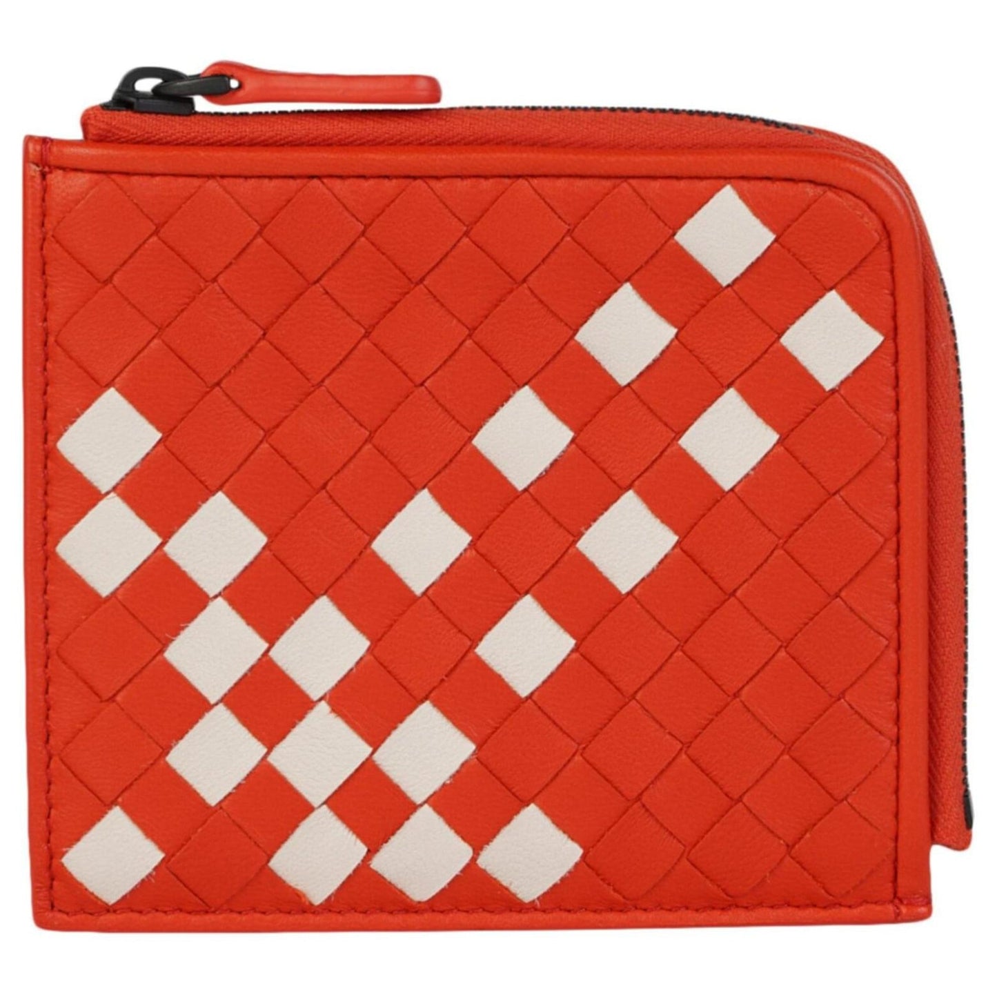 Luxury Bottega Veneta Intrecciato Leather Zip-Around Slim Wallet