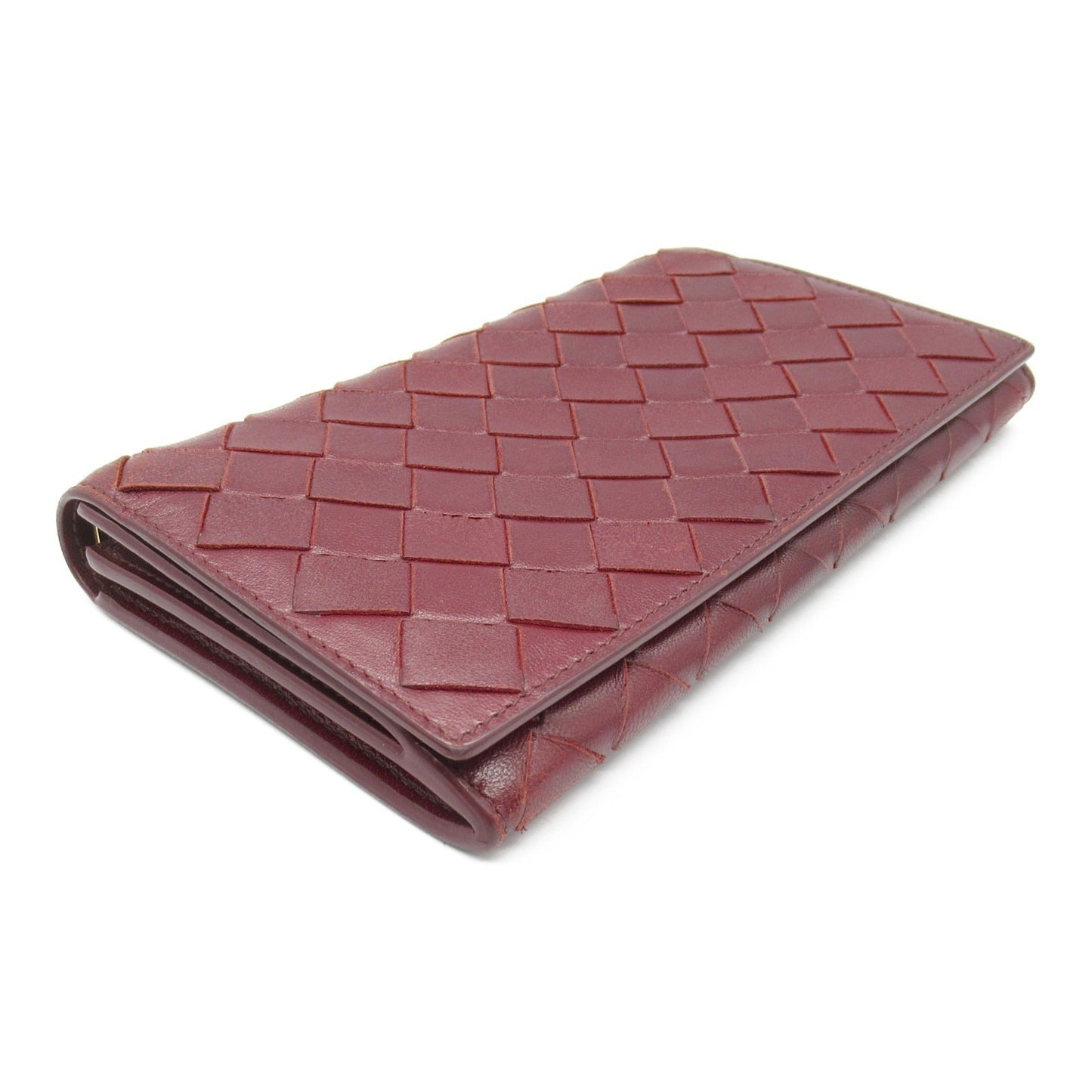 Luxury Bottega Veneta  Leather Long Wallet (Bi-Fold) ()